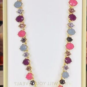 Elegant Multicolor Gemstone Necklace